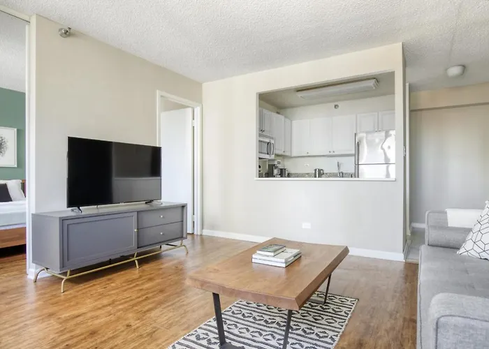 Apartment River N 1br W Gym Wd Nr Magnificent Mile Chi-54 *