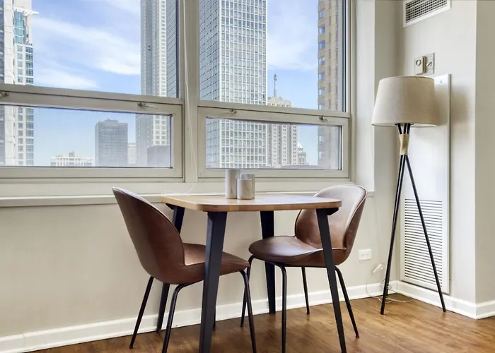 River N 1br W Gym Wd Nr Magnificent Mile Chi-54 * Chicago